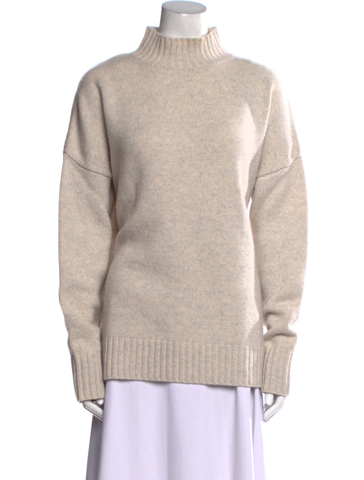 Organic by John Patrick Cashmere Mock Neck Sweater