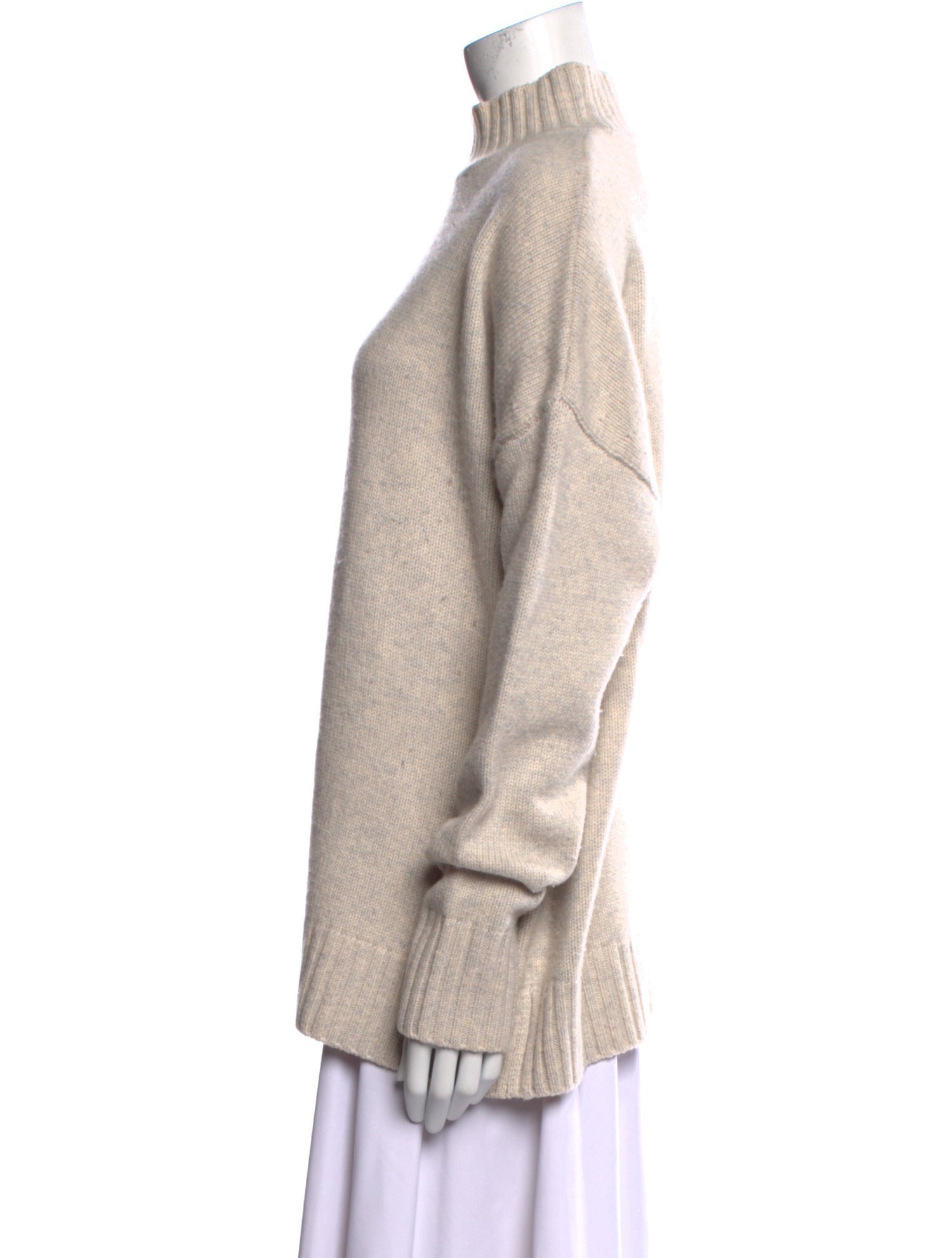 Organic by John Patrick Cashmere Mock Neck Sweater