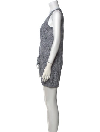 Organic by John Patrick Printed Scoop Neck Romper