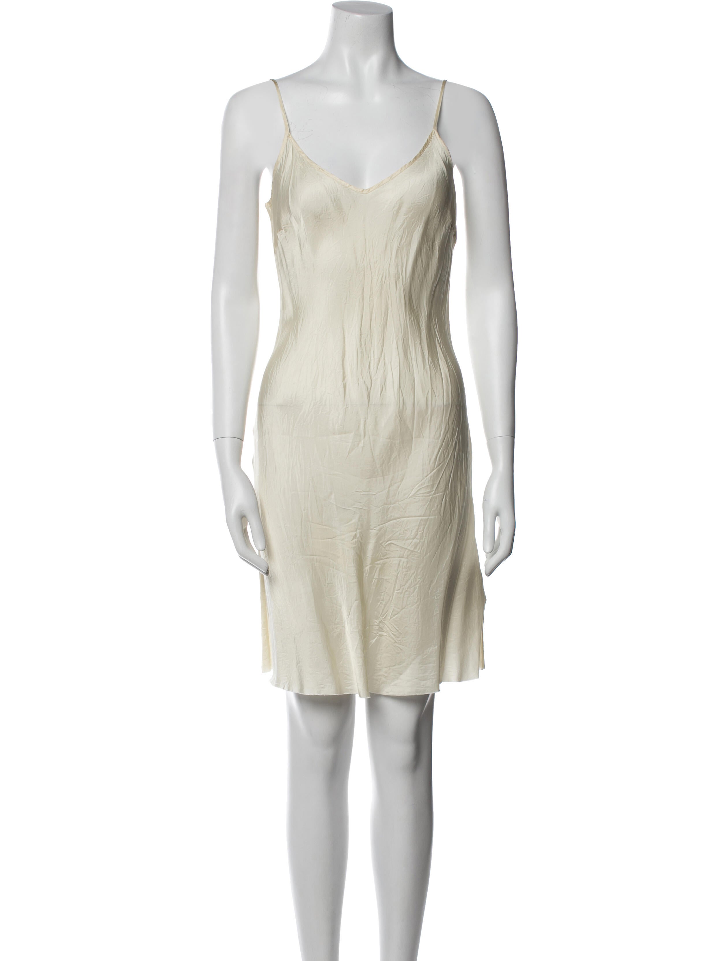 Organic by John Patrick V-Neck Knee-Length Dress