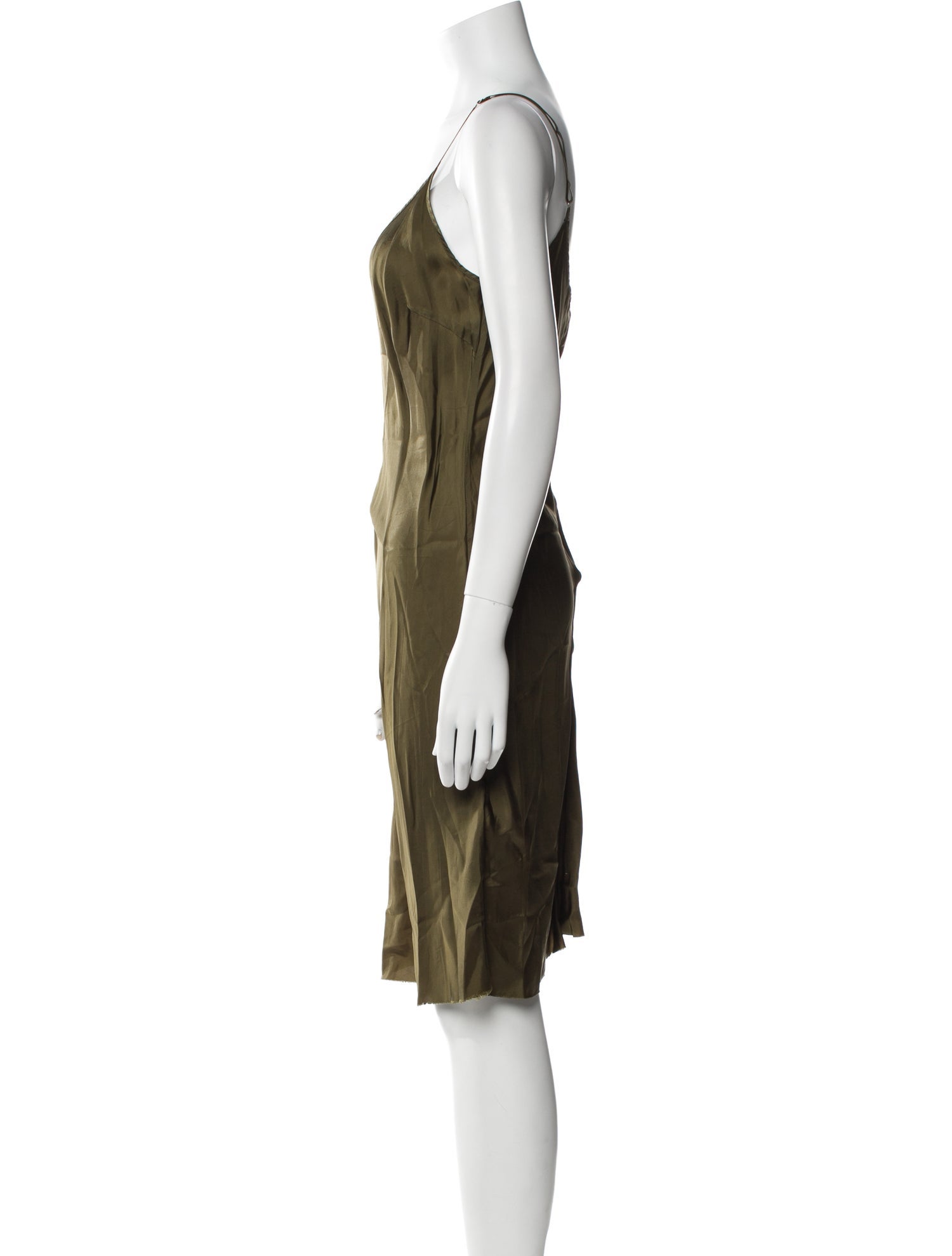 Organic by John Patrick V-Neck Knee-Length Dress