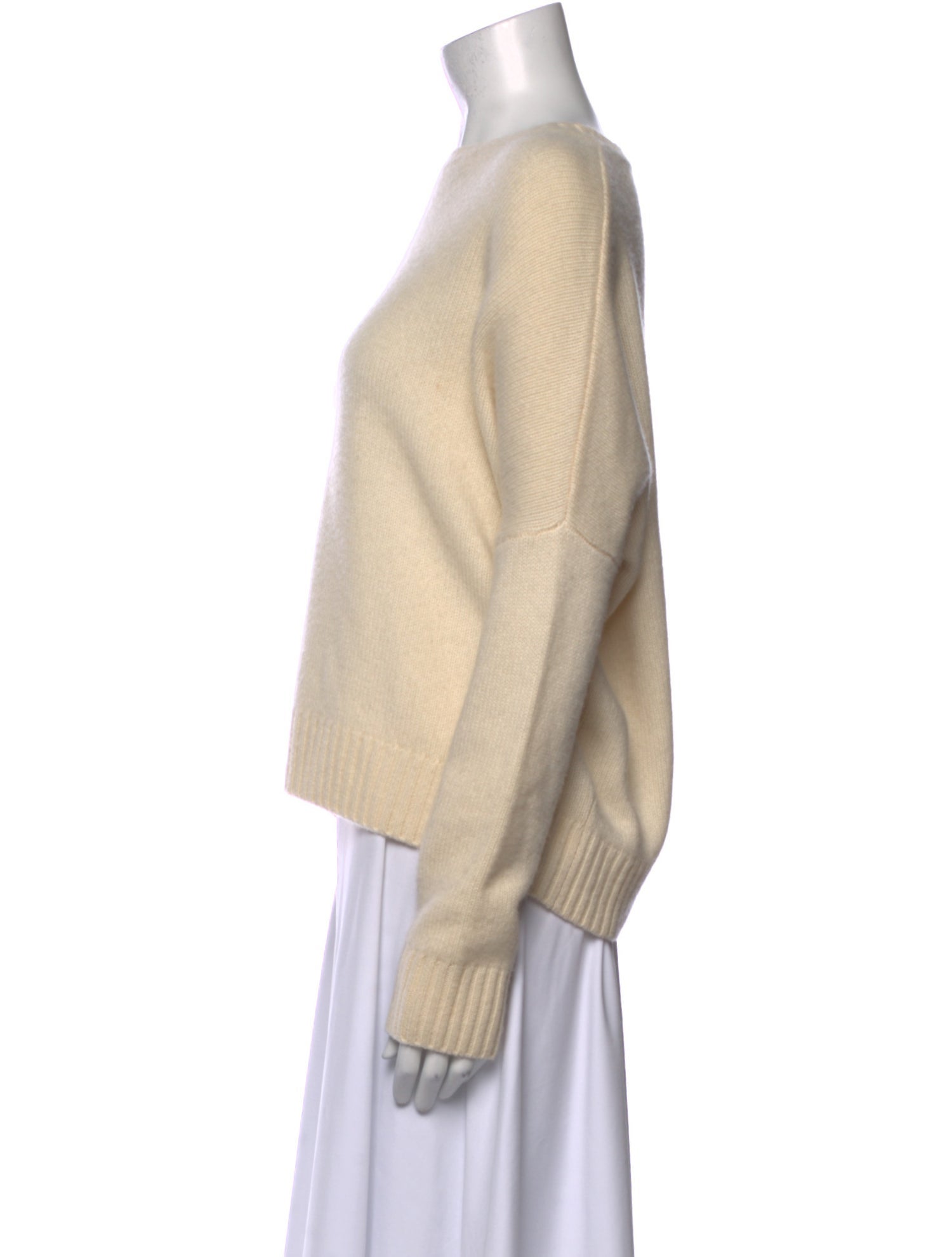 Organic by John Patrick Cashmere Bateau Neckline Sweater
