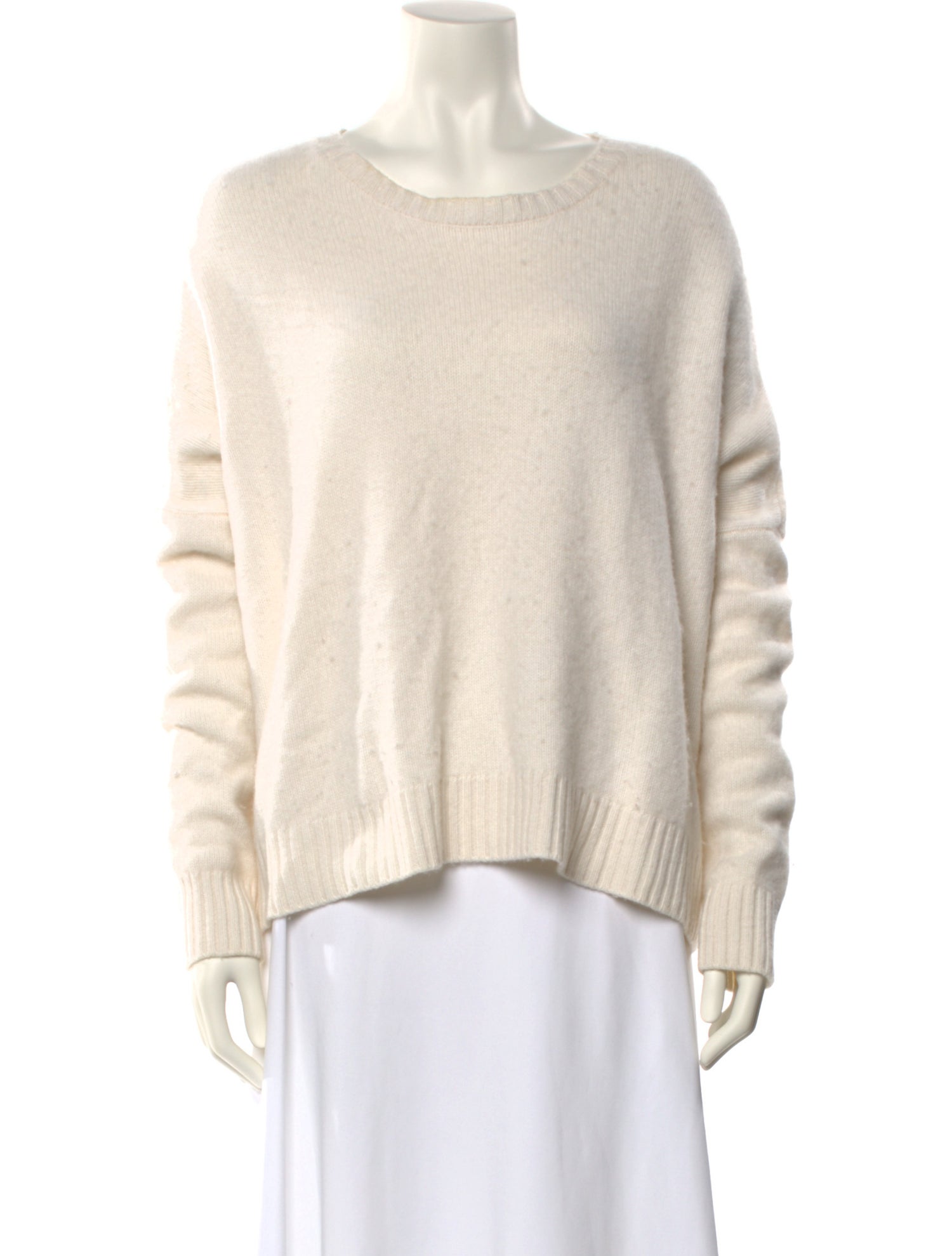 Organic by John Patrick Cashmere Scoop Neck Sweater