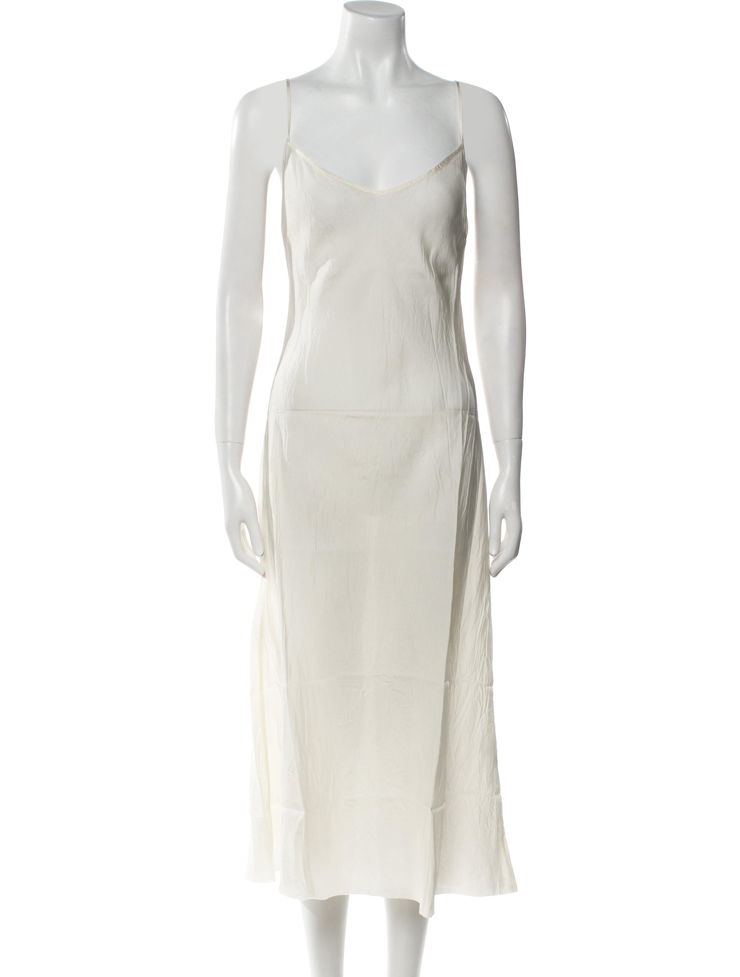 Organic by John Patrick V-Neck Knee-Length Dress