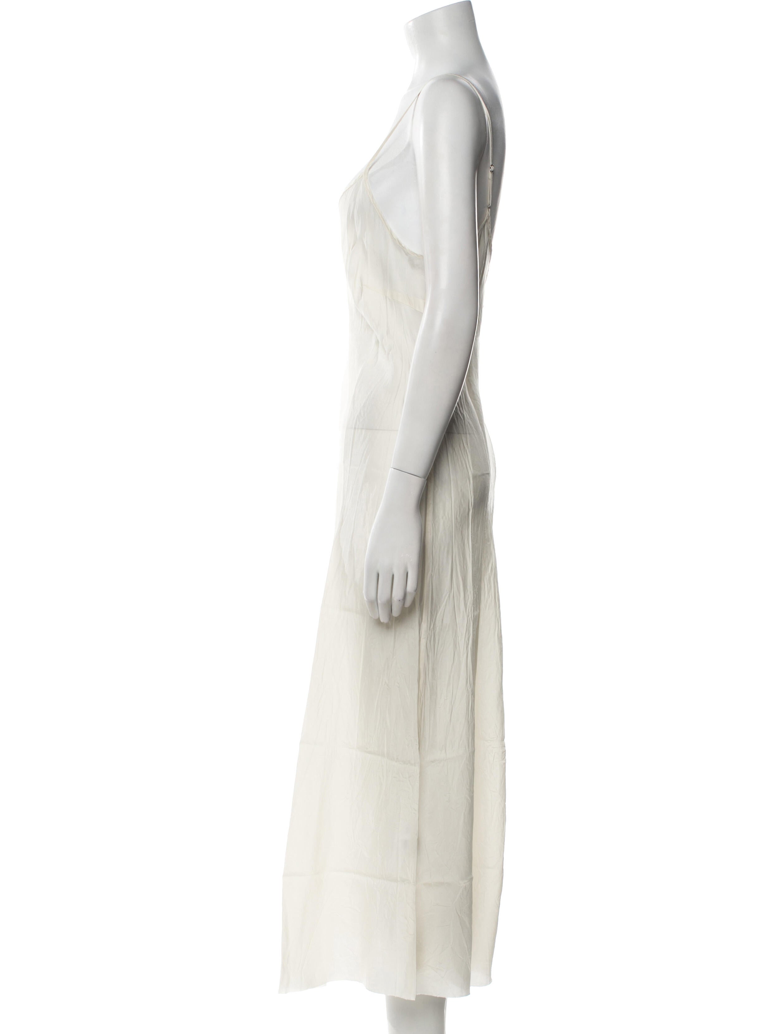 Organic by John Patrick V-Neck Knee-Length Dress