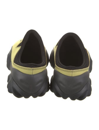 Oakley x Brain Dead Suede Colorblock Pattern Slides