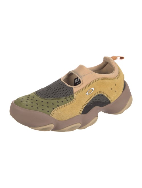 Oakley x Brain Dead Suede Colorblock Pattern Athletic Sneakers