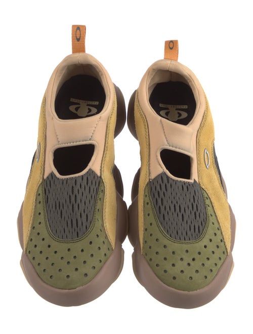 Oakley x Brain Dead Suede Colorblock Pattern Athletic Sneakers