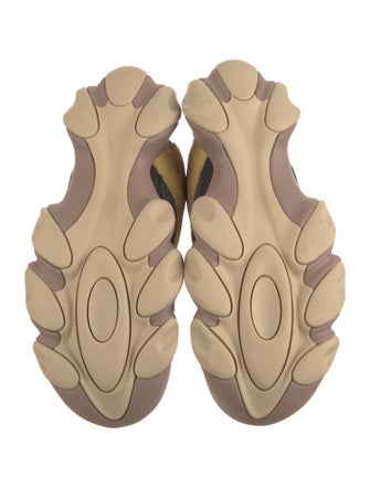 Oakley x Brain Dead Suede Colorblock Pattern Athletic Sneakers