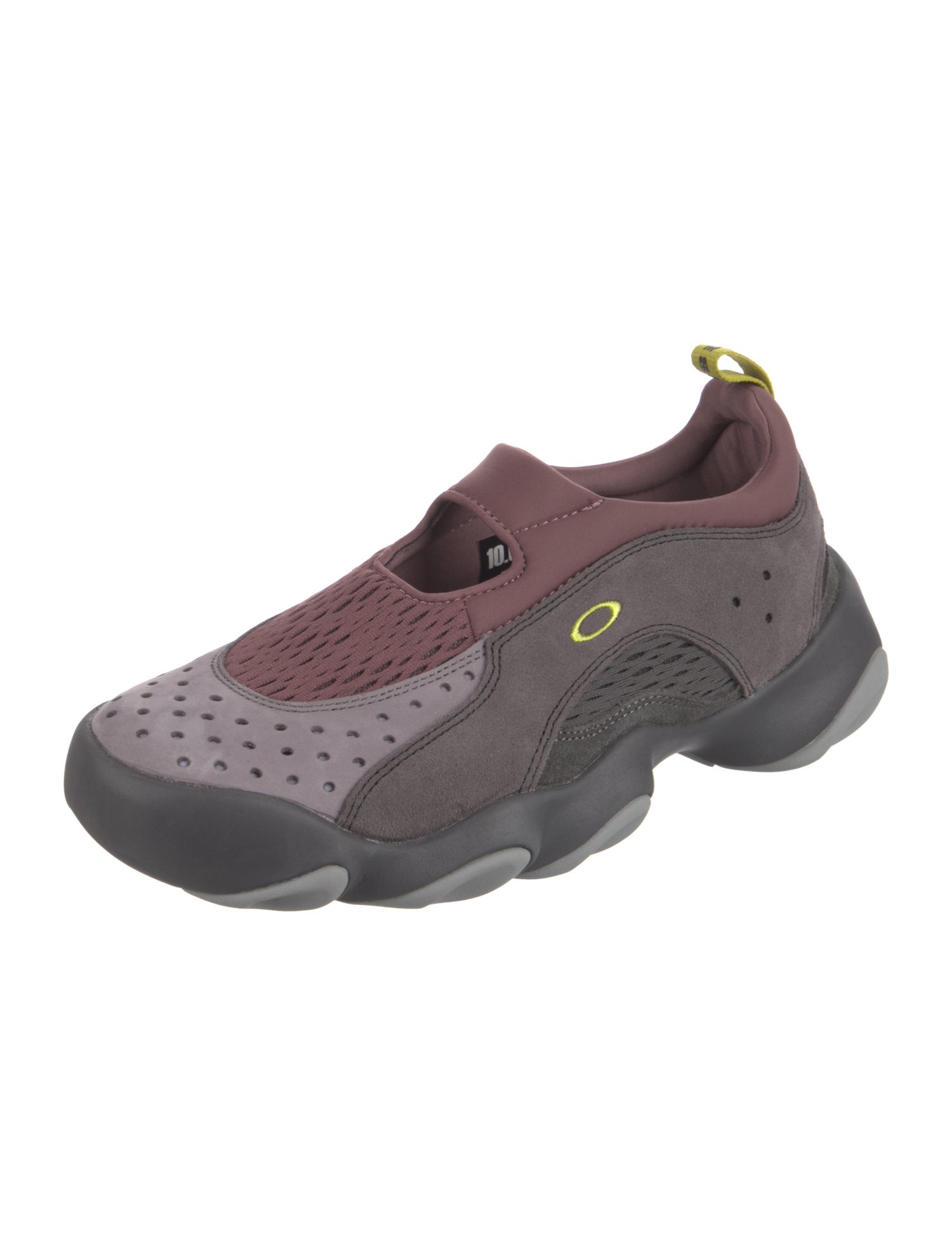 Oakley x Brain Dead Suede Colorblock Pattern Sneakers