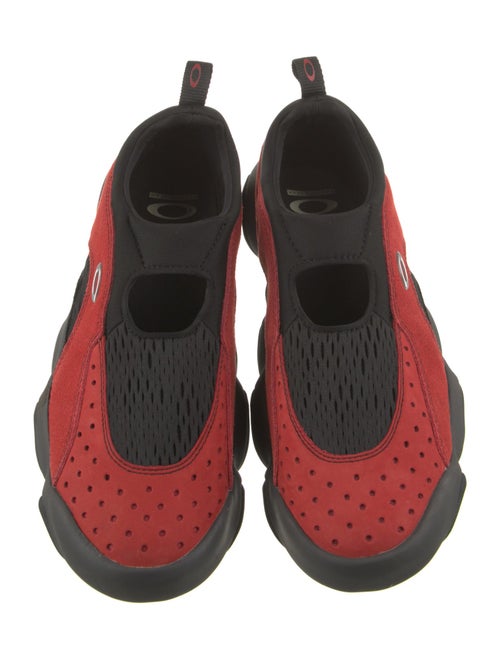 Oakley x Brain Dead Suede Colorblock Pattern Sneakers