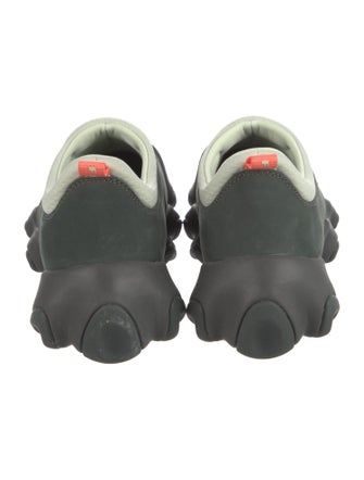 Oakley x Brain Dead Suede Colorblock Pattern Sneakers