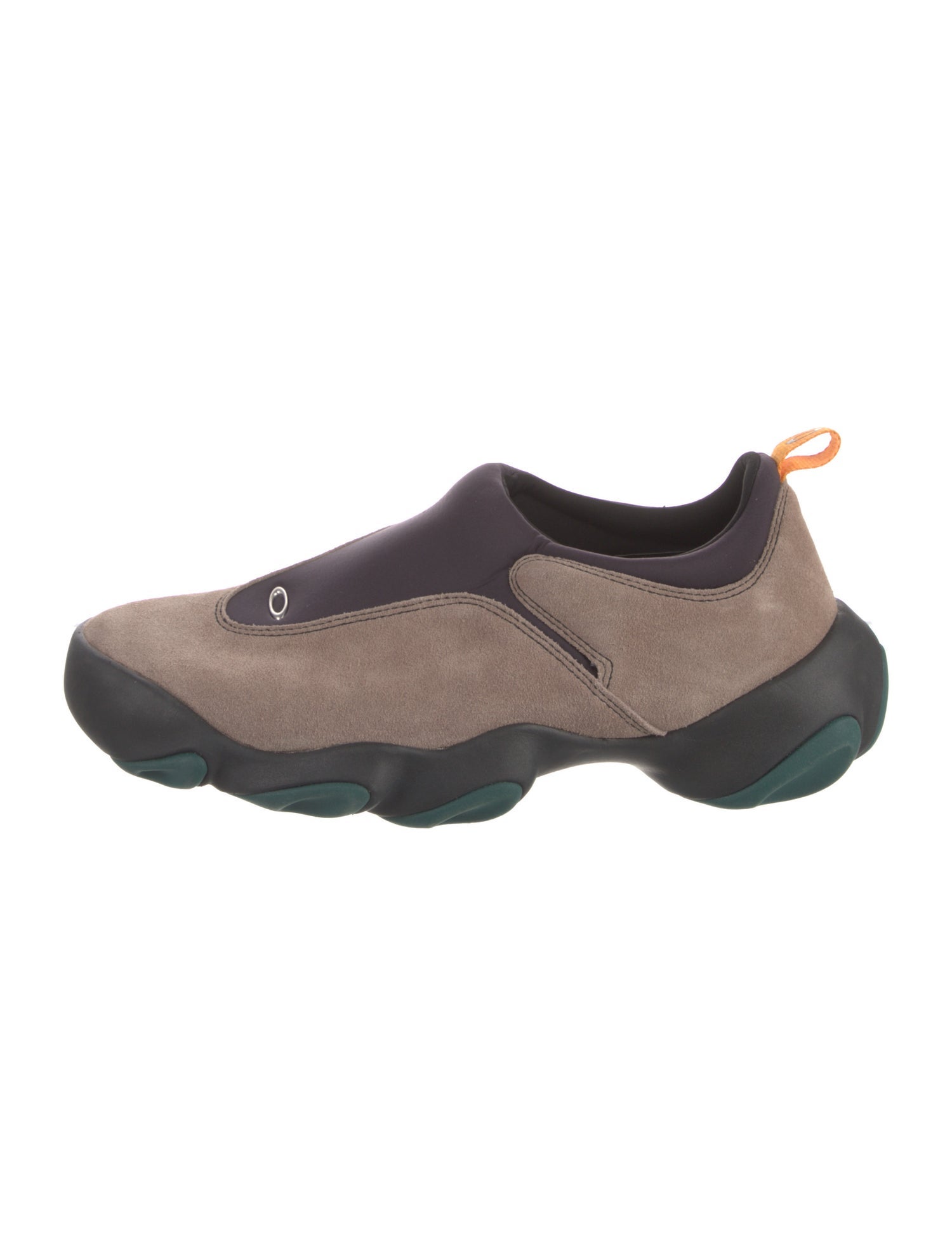 Oakley x Brain Dead Suede Colorblock Pattern Sneakers