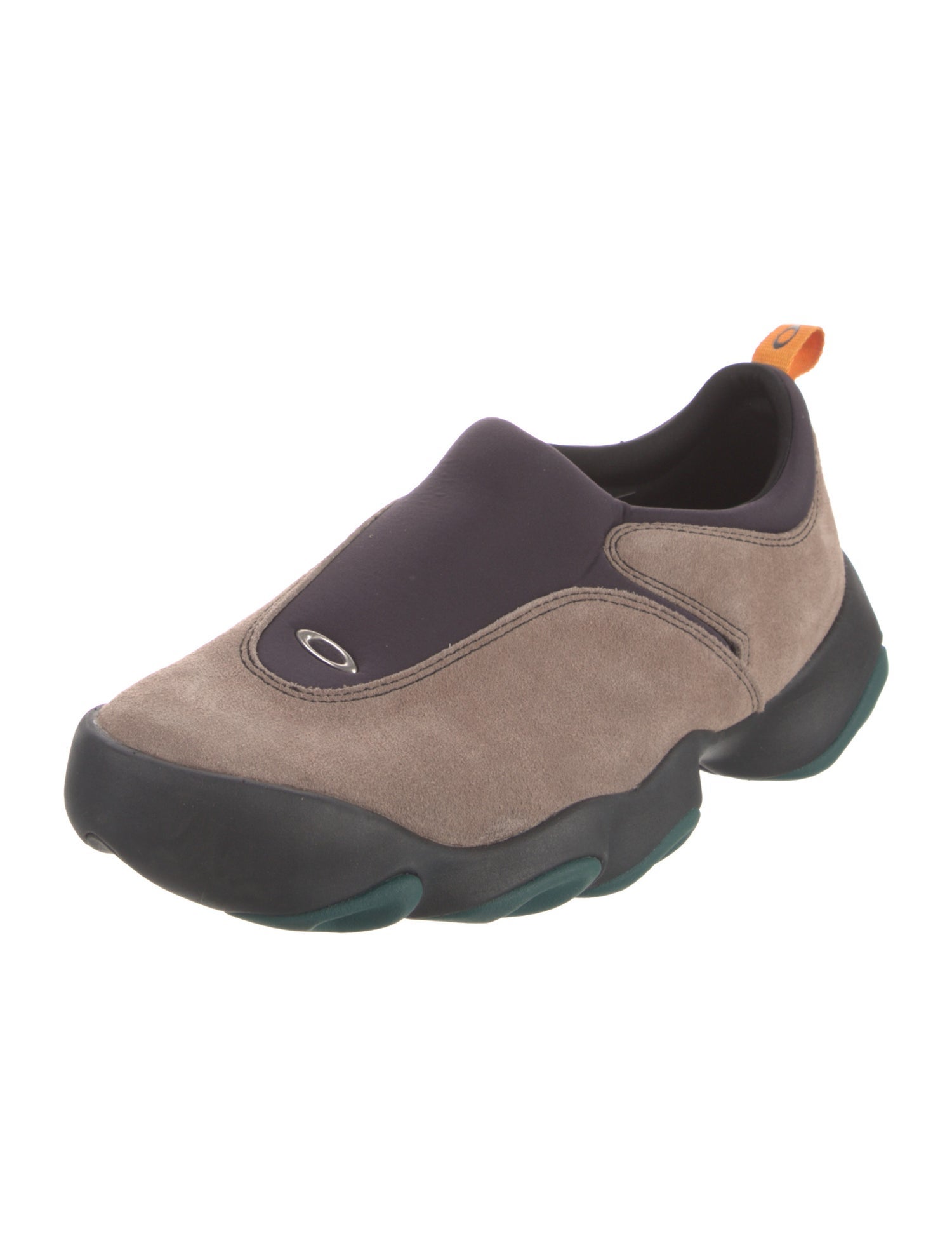 Oakley x Brain Dead Suede Colorblock Pattern Sneakers