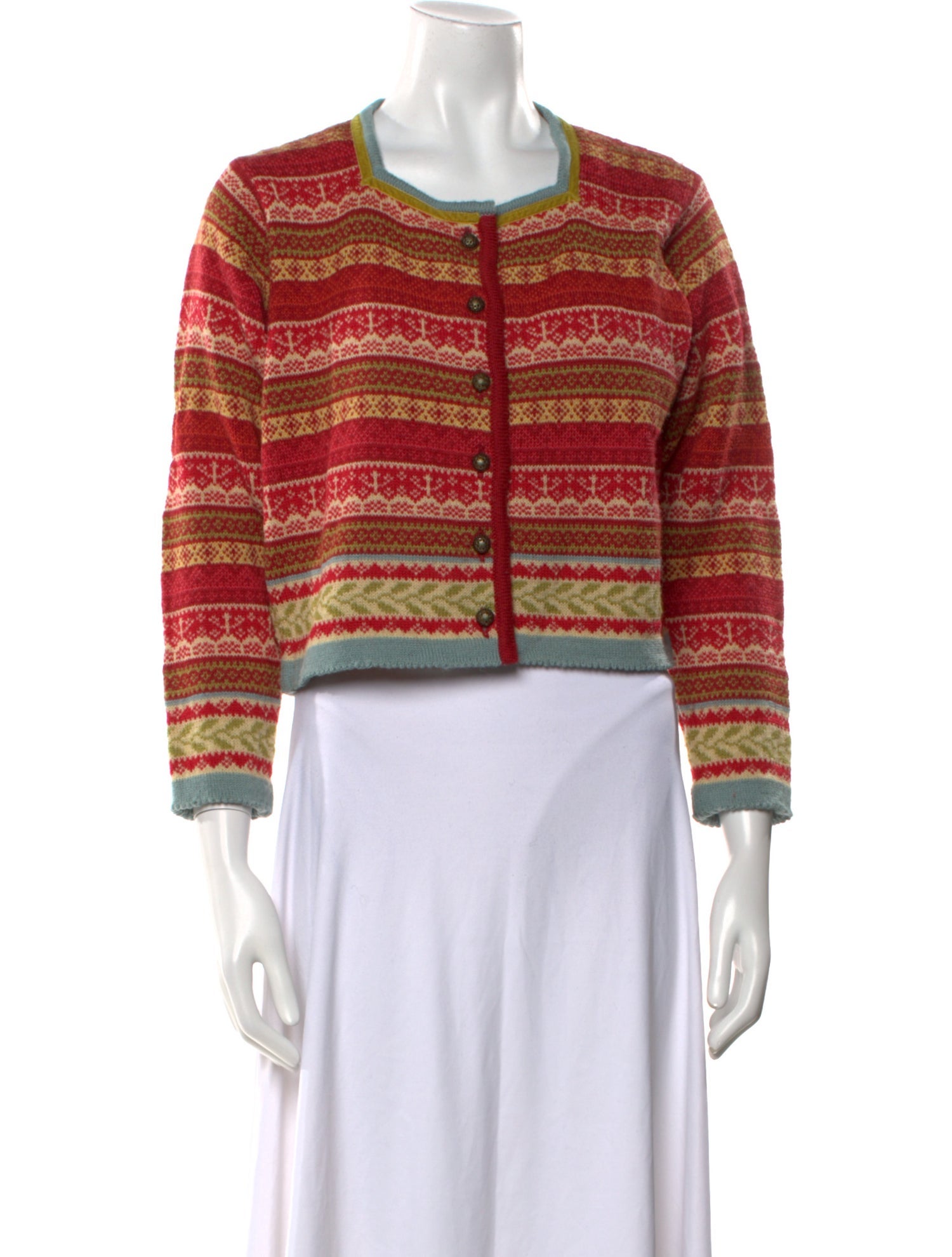 Oleana Wool Striped Sweater