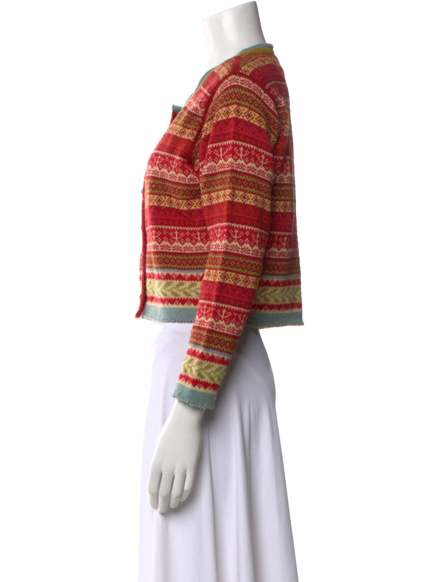 Oleana Wool Striped Sweater