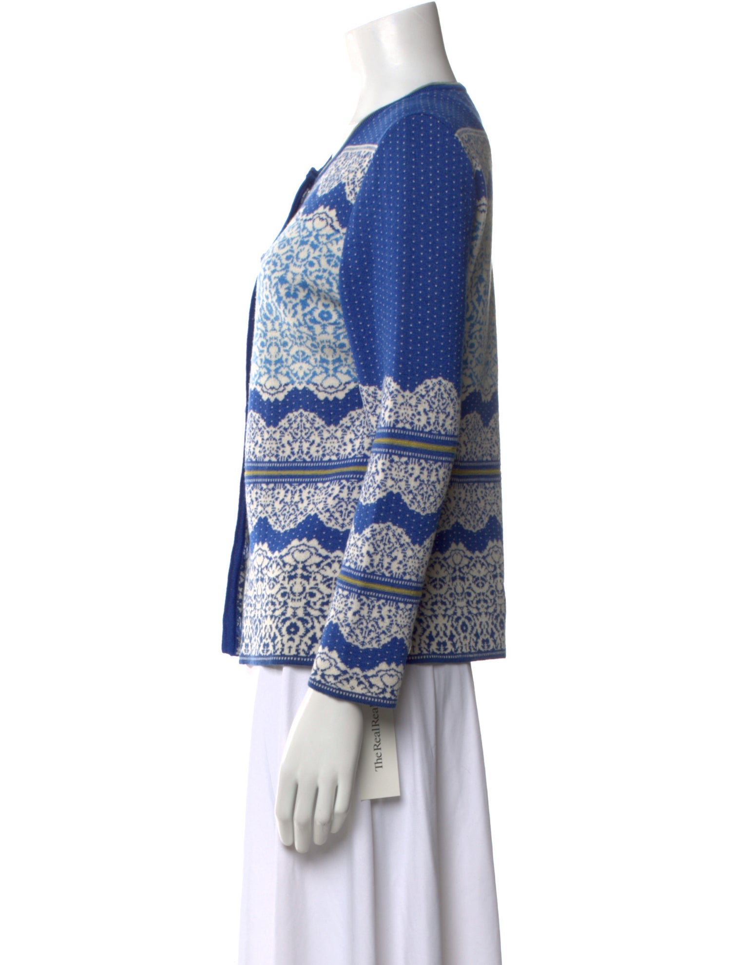 Oleana Merino Wool Striped Sweater