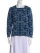 Oleana Wool Printed Sweater