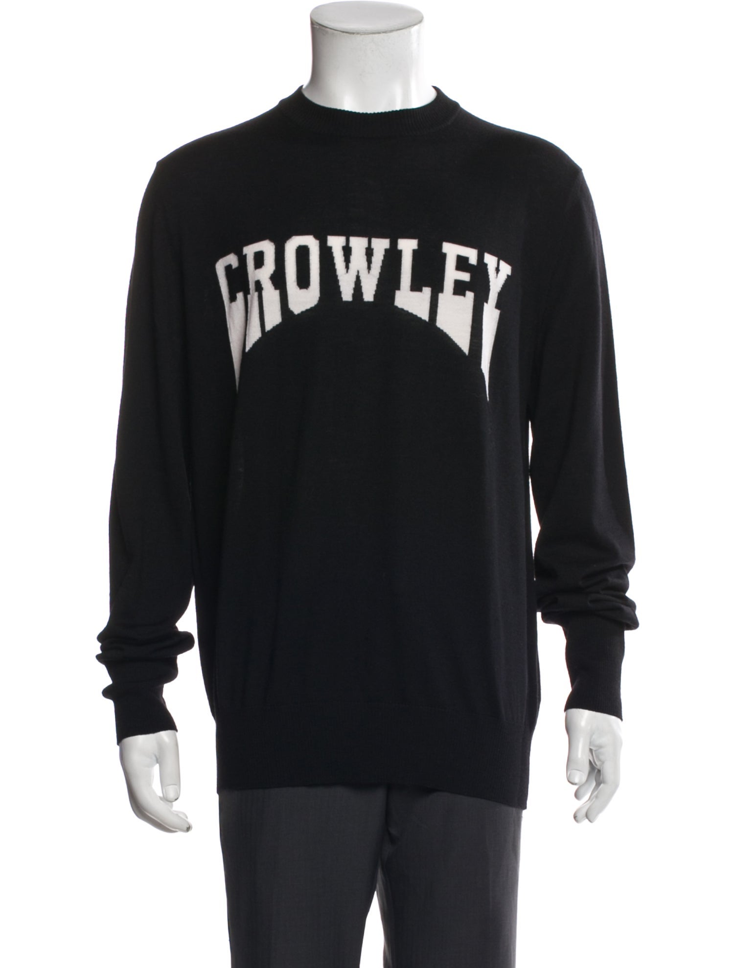 OAMC Virgin Wool Graphic Print Pullover