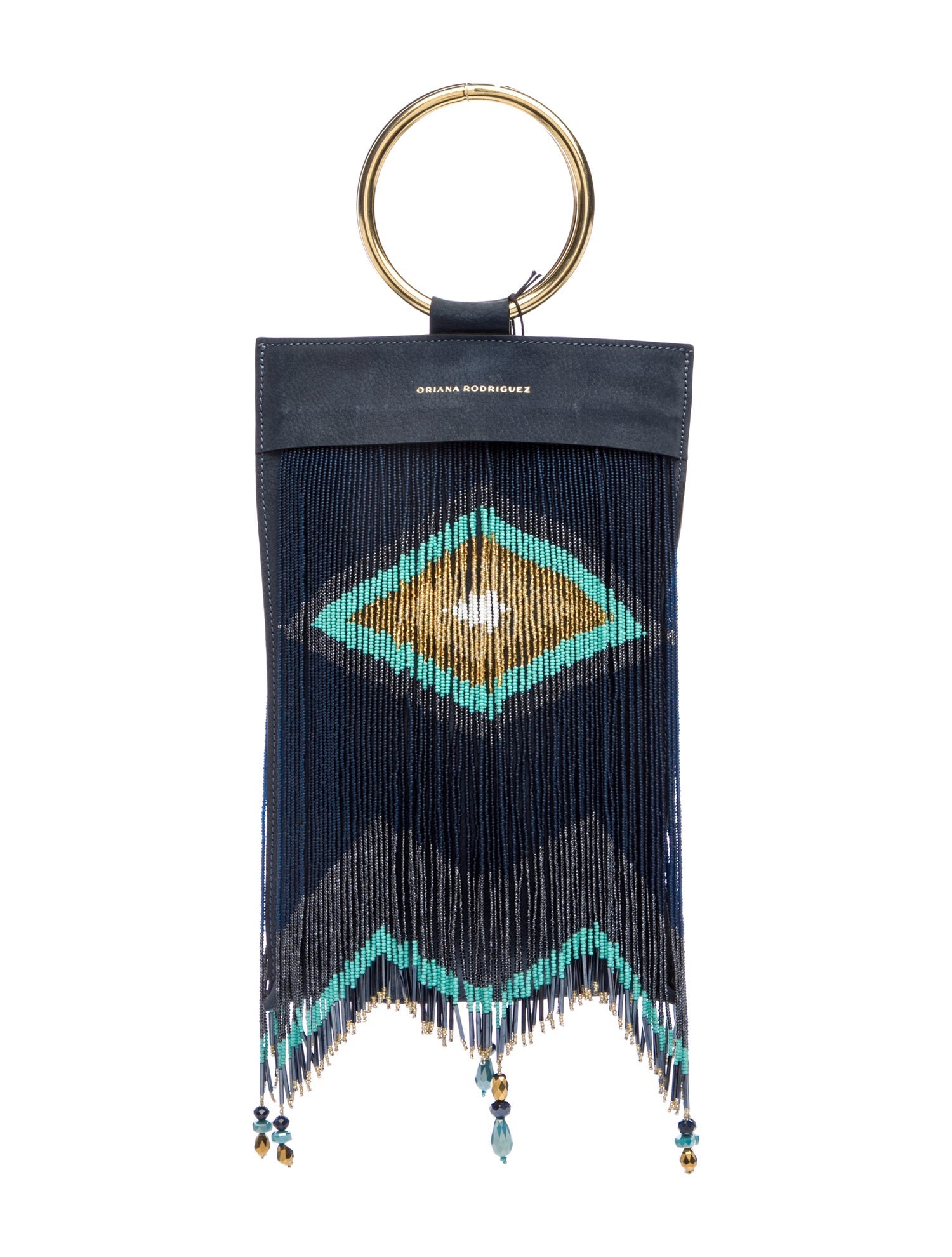 Oriana Rodriguez Leather Top Handle Bag w/ Tags