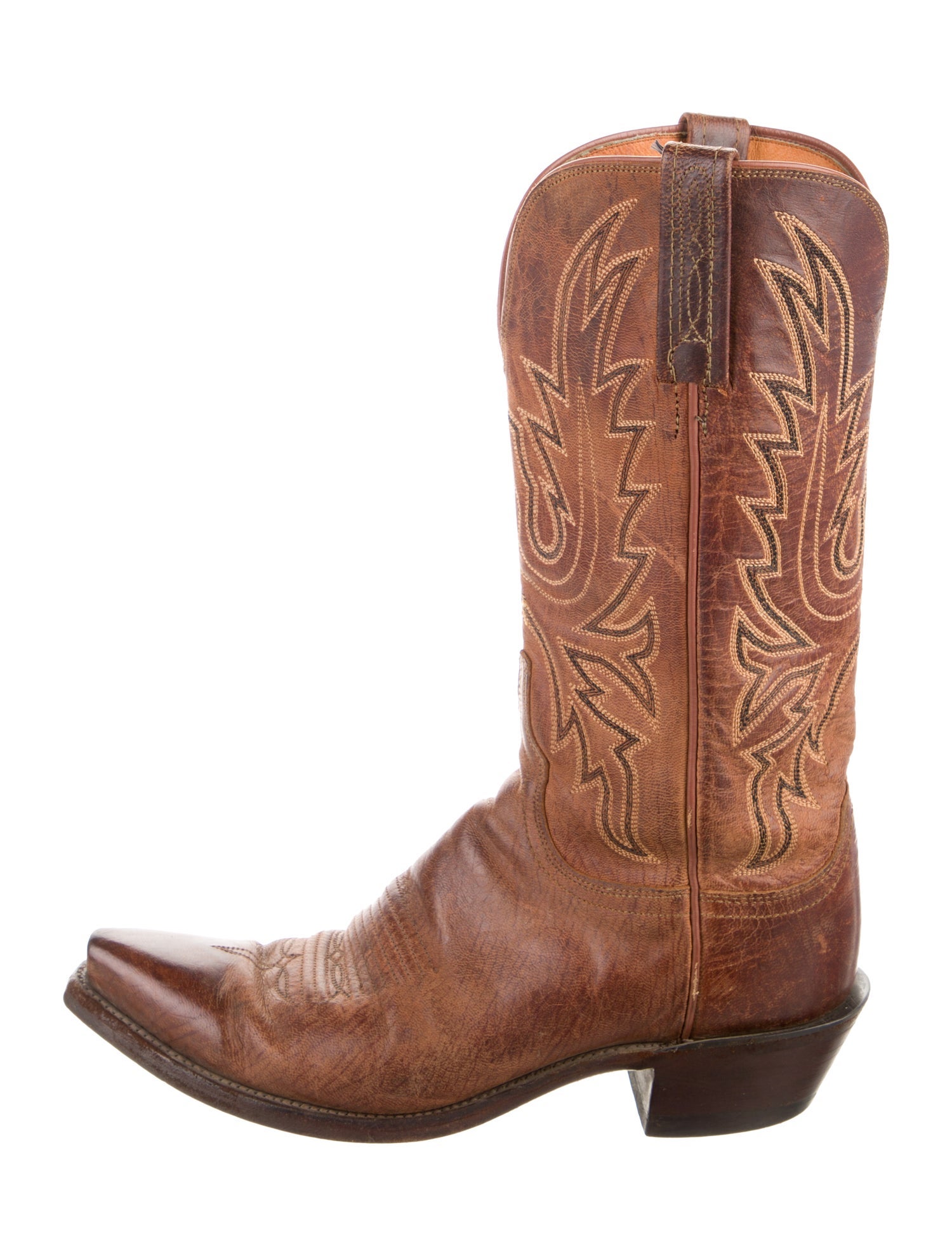 1883 by Lucchese Leather Printed Western Boots