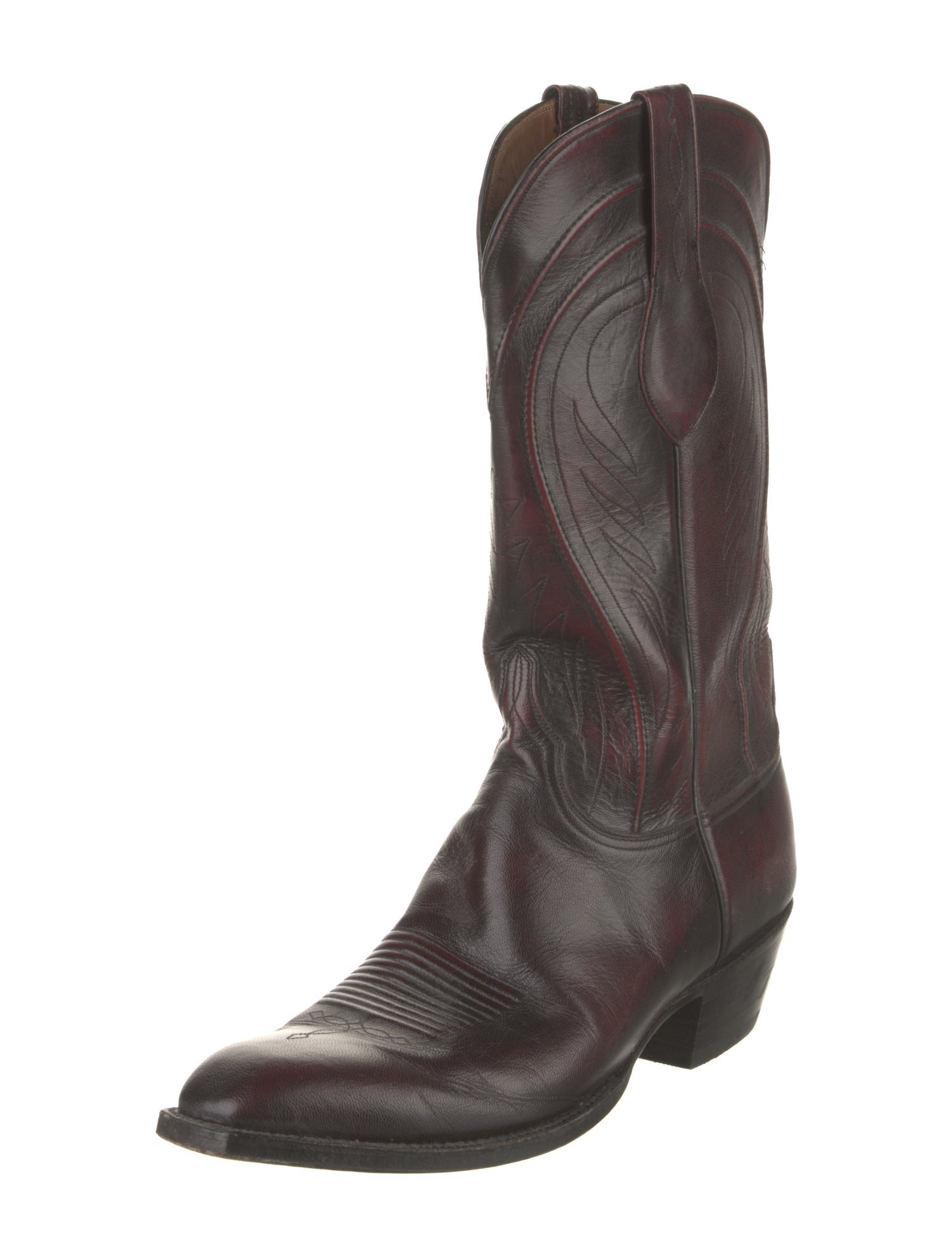 1883 by Lucchese Leather Western Boots