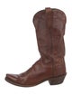 1883 by Lucchese Leather Embroidered Accent Western Boots