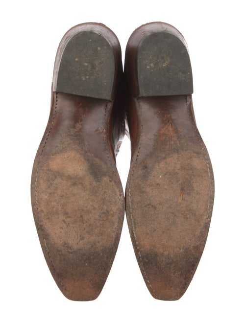 1883 by Lucchese Leather Embroidered Accent Western Boots