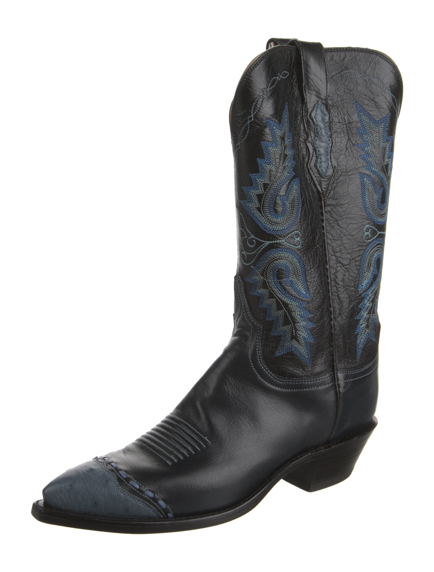 1883 by Lucchese Leather Printed Western Boots