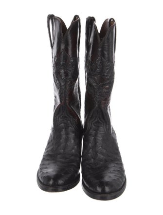 1883 by Lucchese Leather Combat Boots