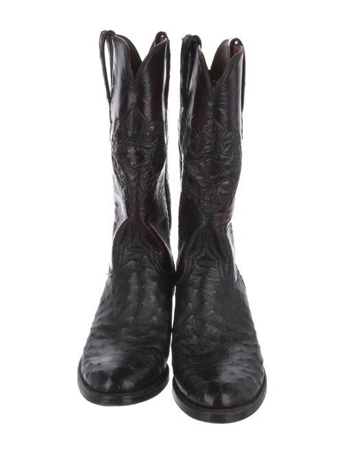 1883 by Lucchese Leather Combat Boots