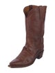 1883 by Lucchese Leather Embroidered Accent Western Boots