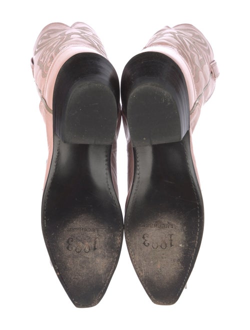 1883 by Lucchese Leather Patterned Western Boots