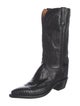1883 by Lucchese Leather Striped Western Boots
