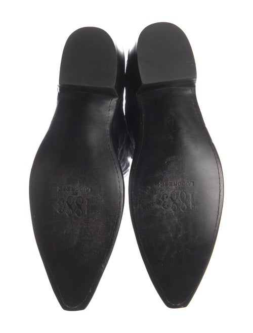 1883 by Lucchese Leather Striped Western Boots