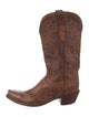 1883 by Lucchese Leather Patterned Western Boots
