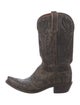 1883 by Lucchese Leather Embroidered Accent Western Boots