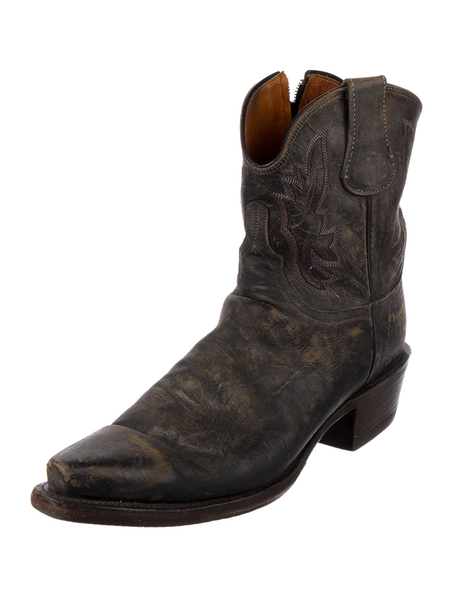 1883 by Lucchese Leather Western Boots