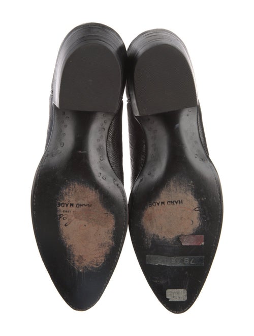 1883 by Lucchese Embossed Leather Embroidered Accent Western Boots