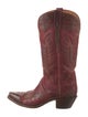 1883 by Lucchese Leather Patterned Western Boots