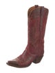 1883 by Lucchese Leather Patterned Western Boots