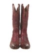 1883 by Lucchese Leather Patterned Western Boots