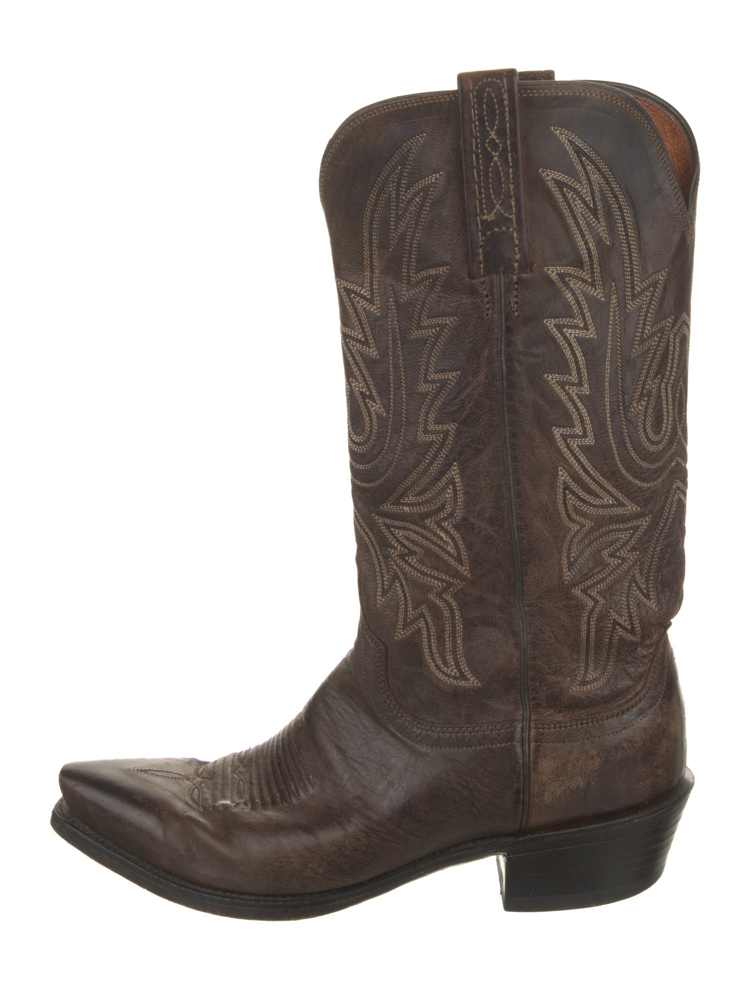 1883 by Lucchese Leather Western Boots