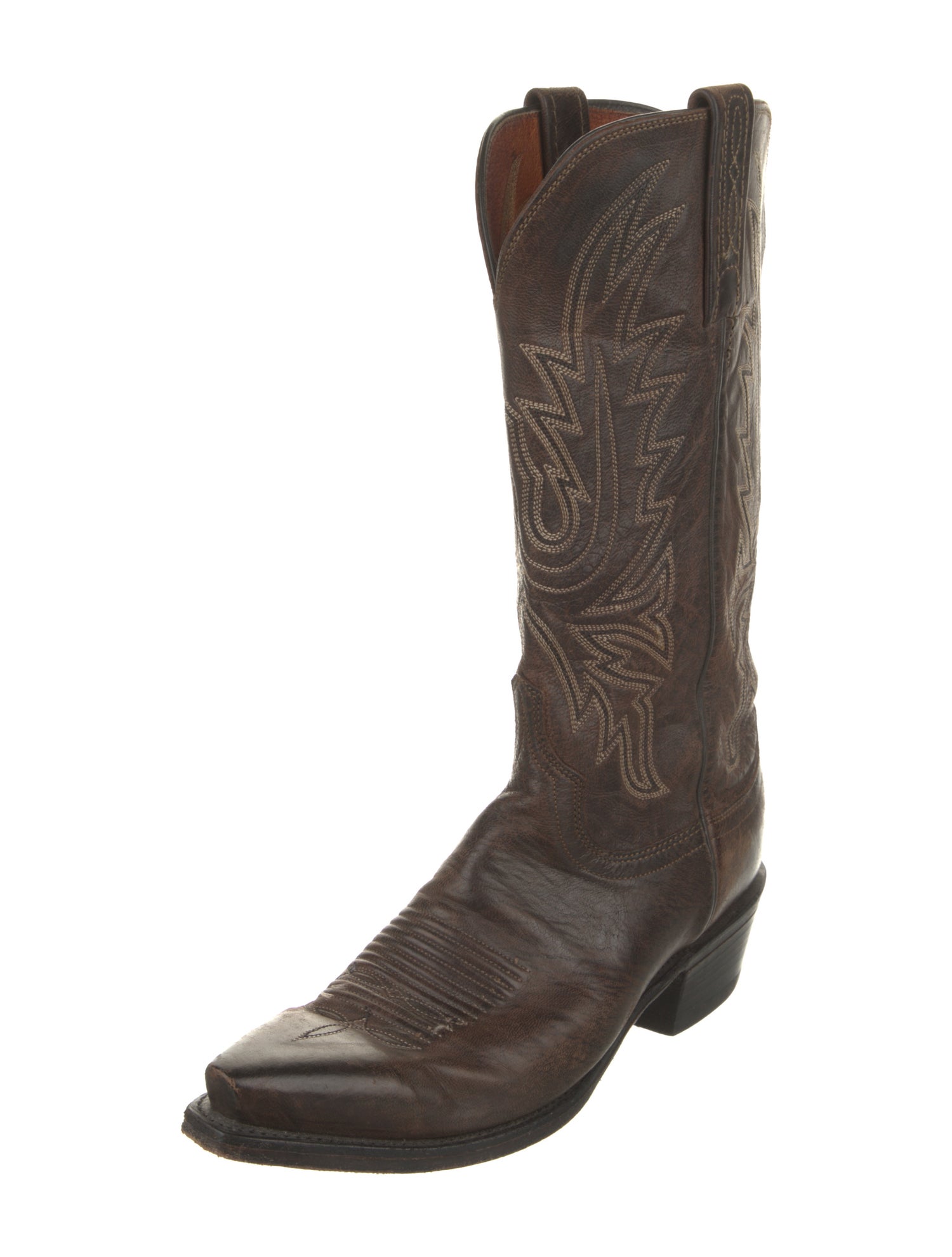1883 by Lucchese Leather Western Boots