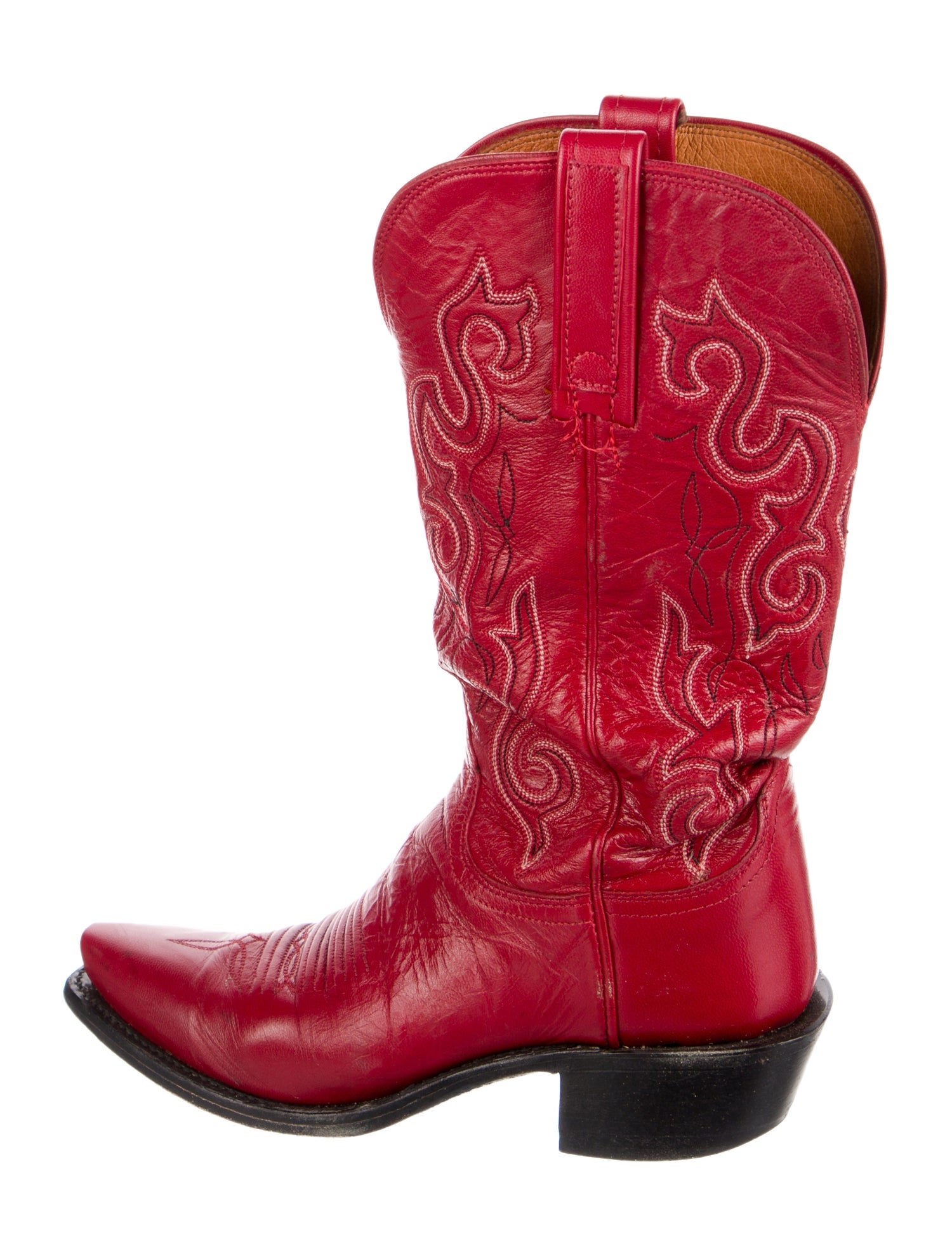 1883 by Lucchese Leather Printed Western Boots