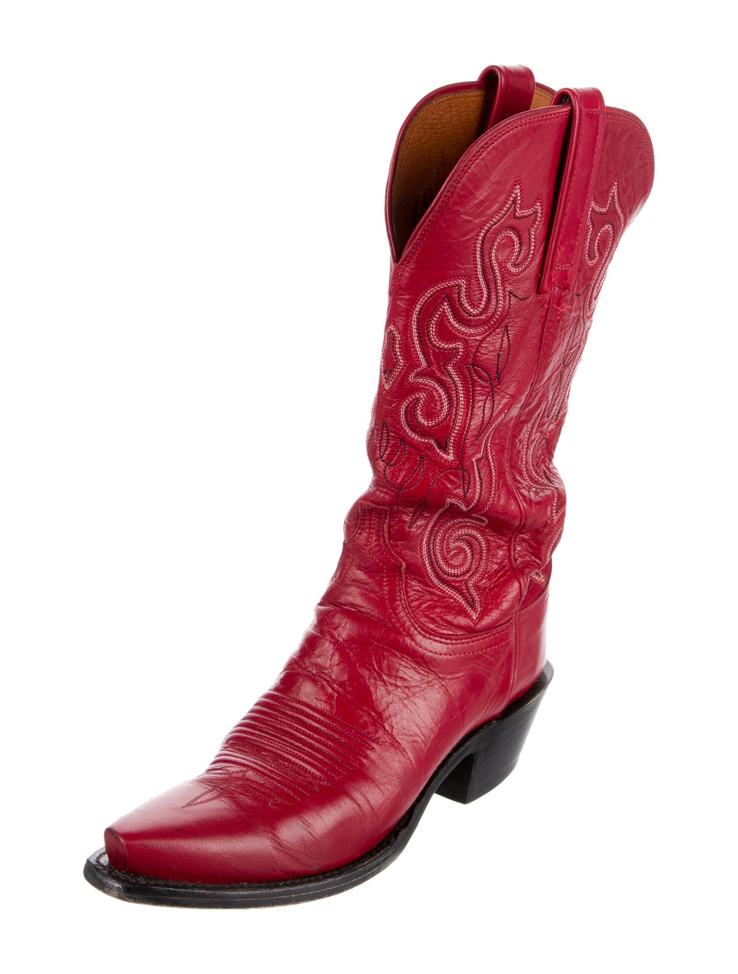 1883 by Lucchese Leather Printed Western Boots