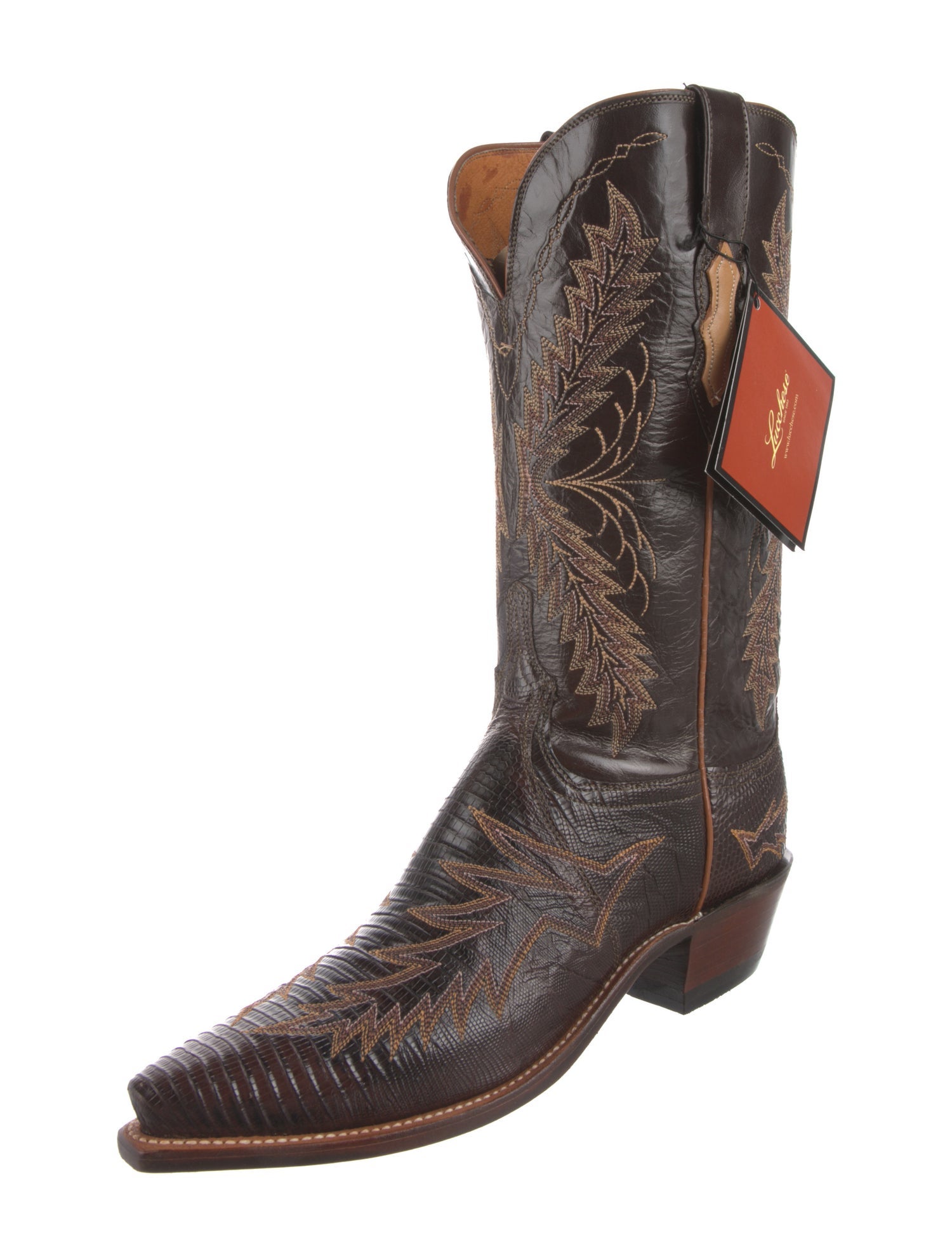 1883 by Lucchese Leather Western Boots