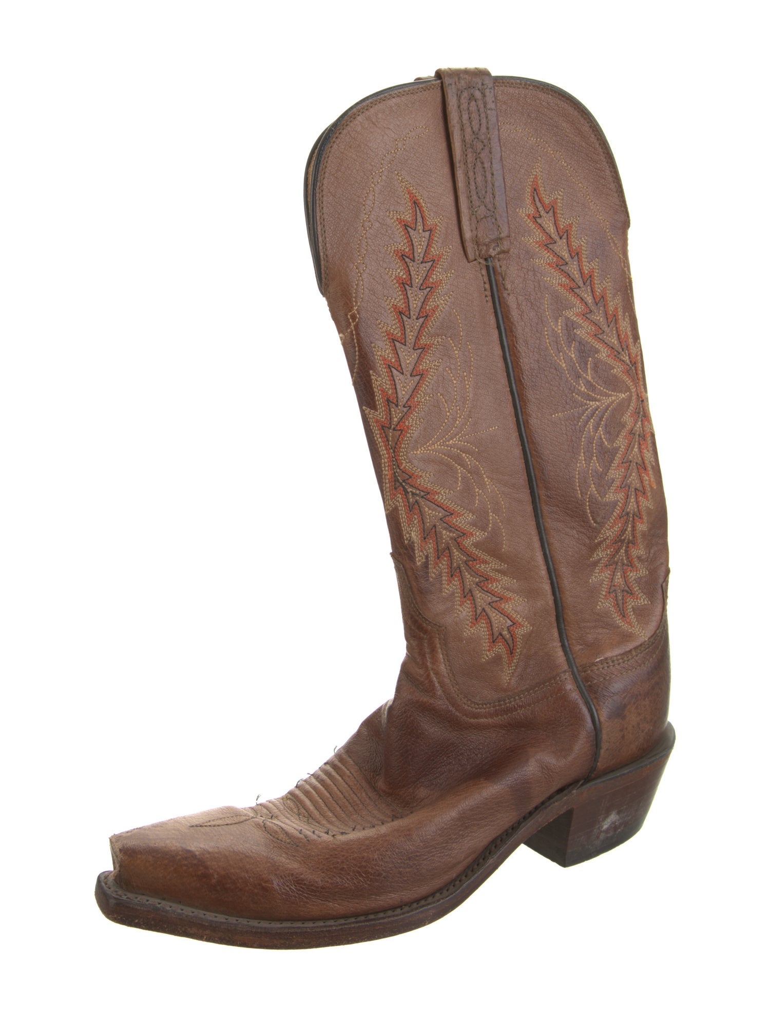 1883 by Lucchese Leather Printed Western Boots