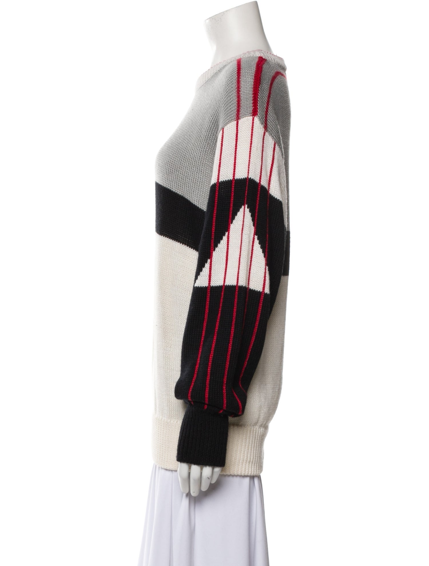 Obermeyer Striped Crew Neck Sweater