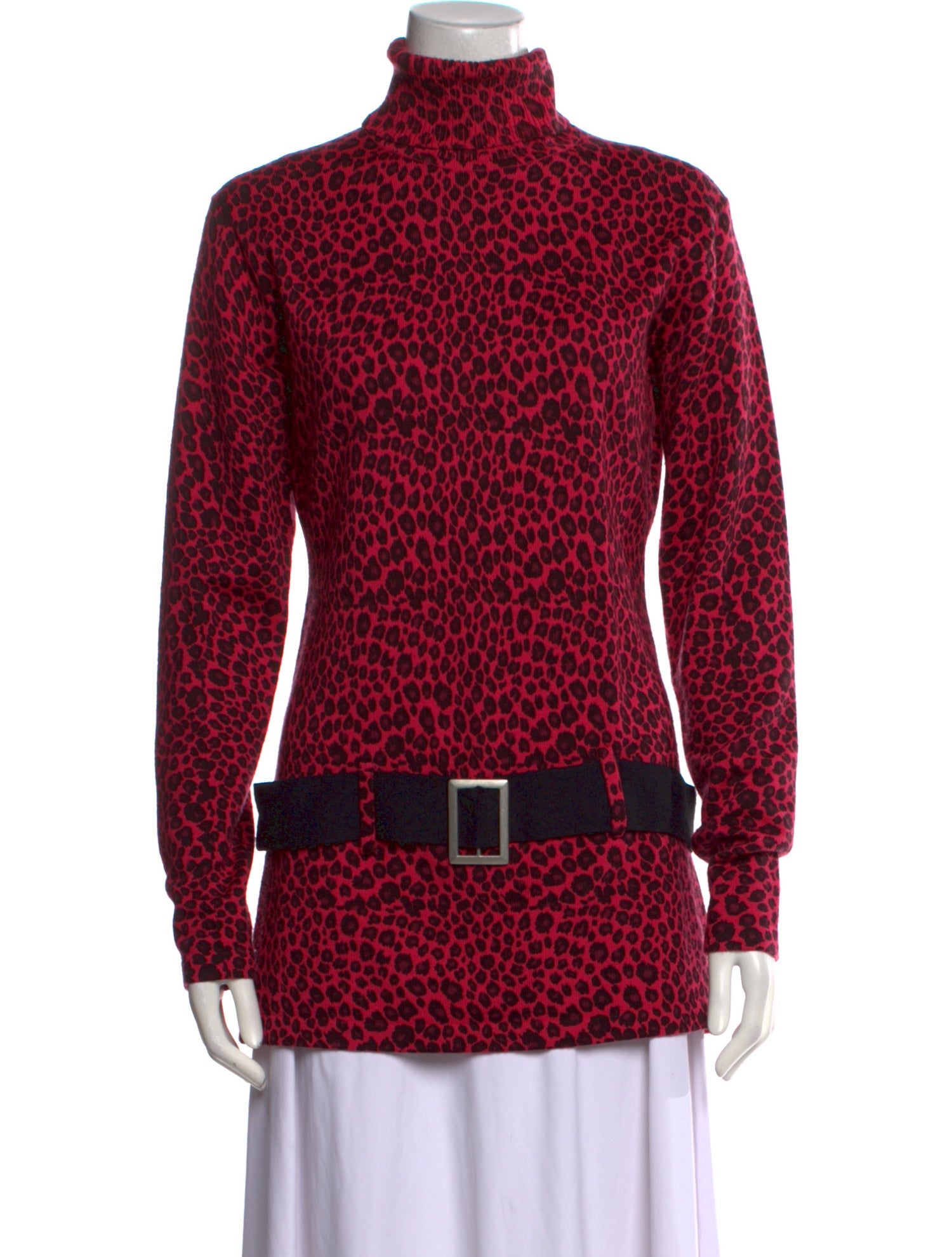 Obermeyer Wool Animal Print Sweater